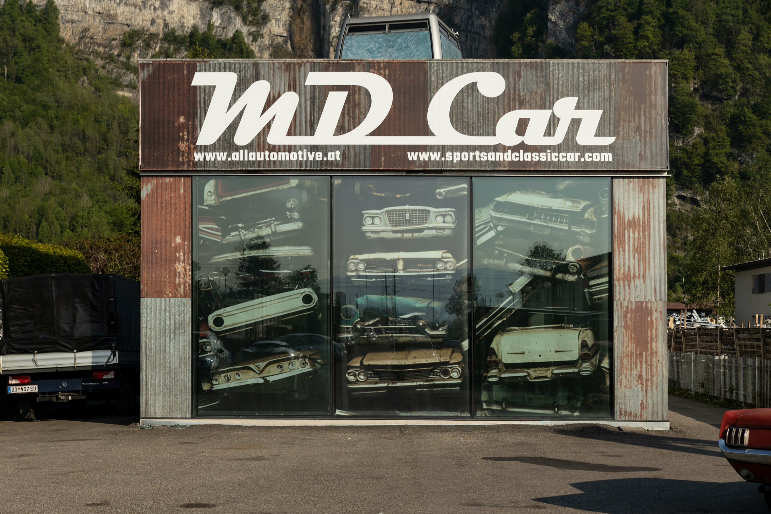 MD Car Dornbirn Fassadengestaltung